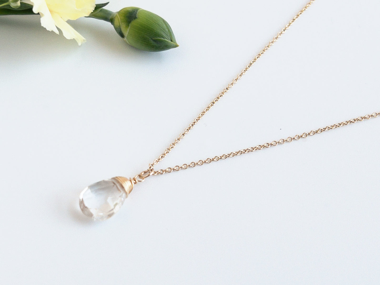 Crystal Quartz Wire Wrapped Pendant