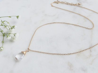Crystal Quartz Wire Wrapped Pendant