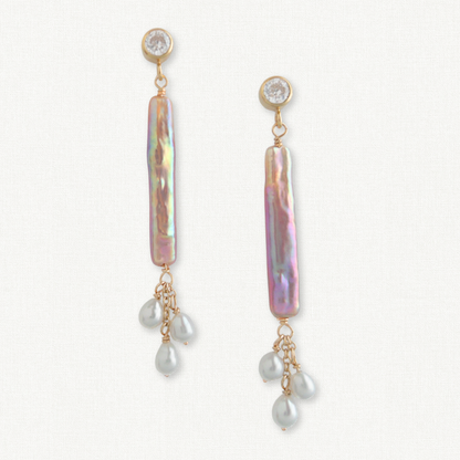 Vivara Long Pearl Earrings