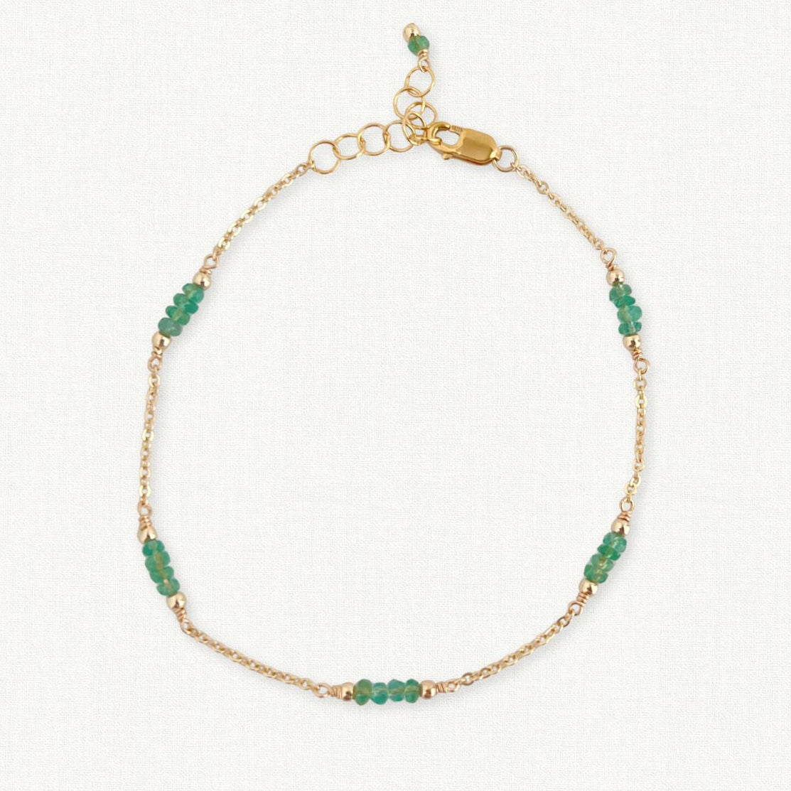 Emerald Bracelet | May Birthstone