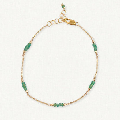 Emerald Bracelet | May Birthstone