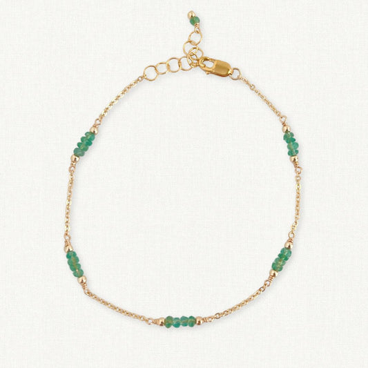 Emerald Bracelet | May Birthstone