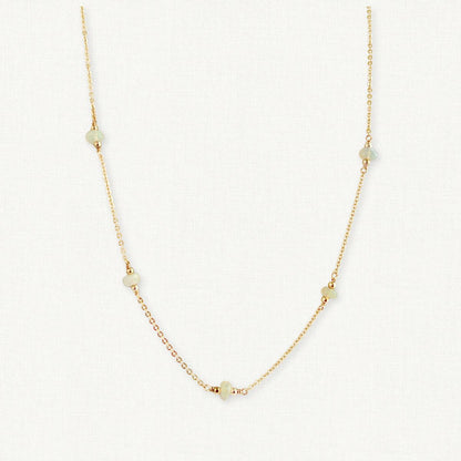 Ethiopian Opal Station Necklace