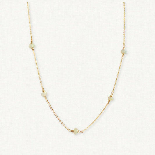 Ethiopian Opal Station Necklace
