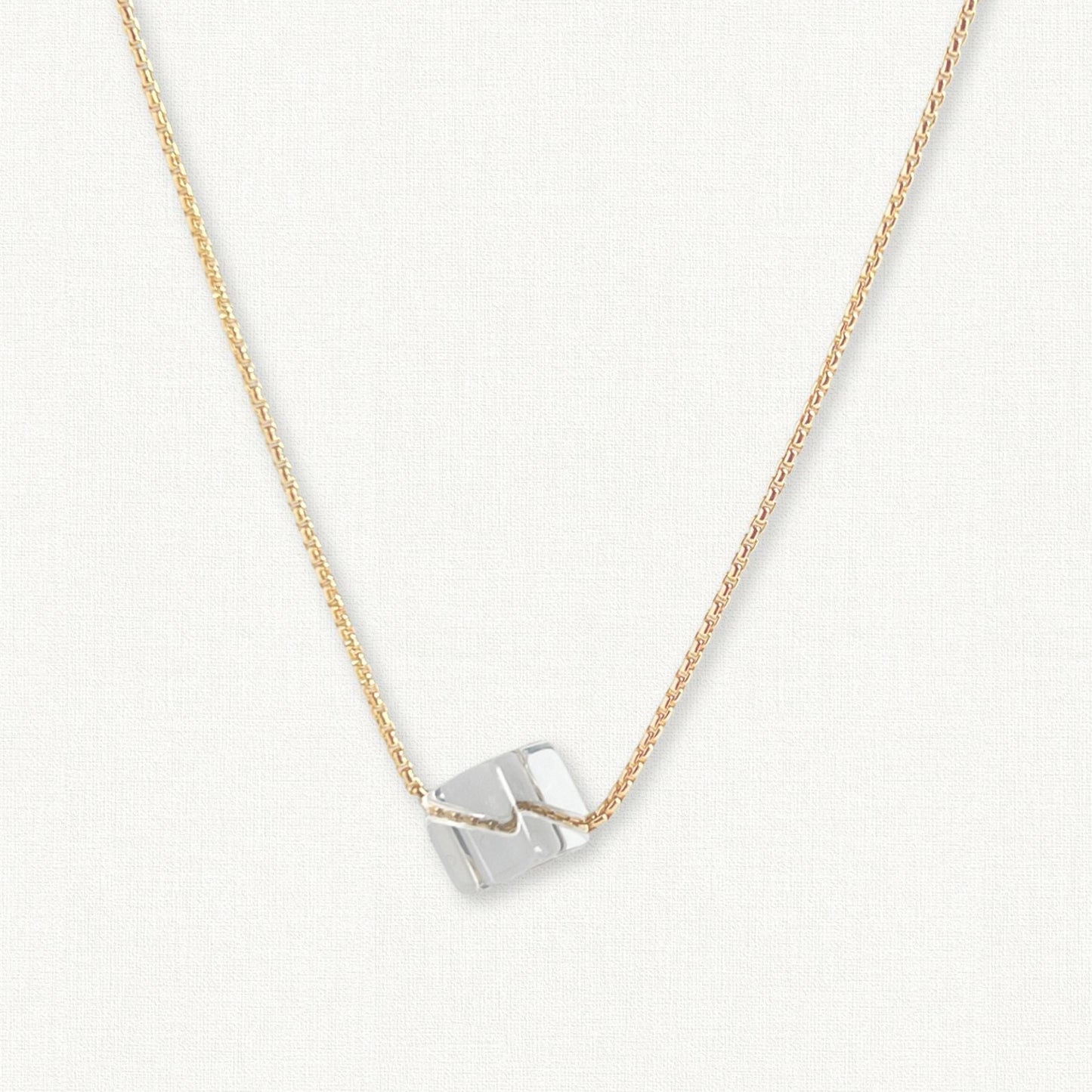 Floating Crystal Quartz Necklace