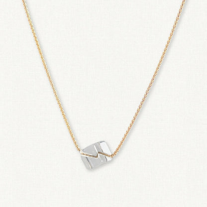 Floating Crystal Quartz Necklace