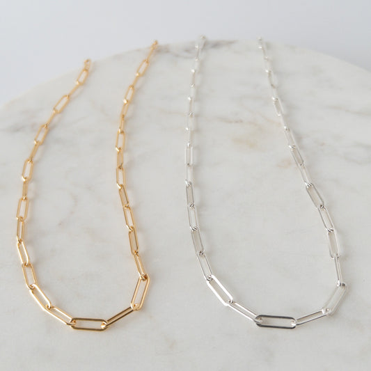 Paperclip Chain Necklace