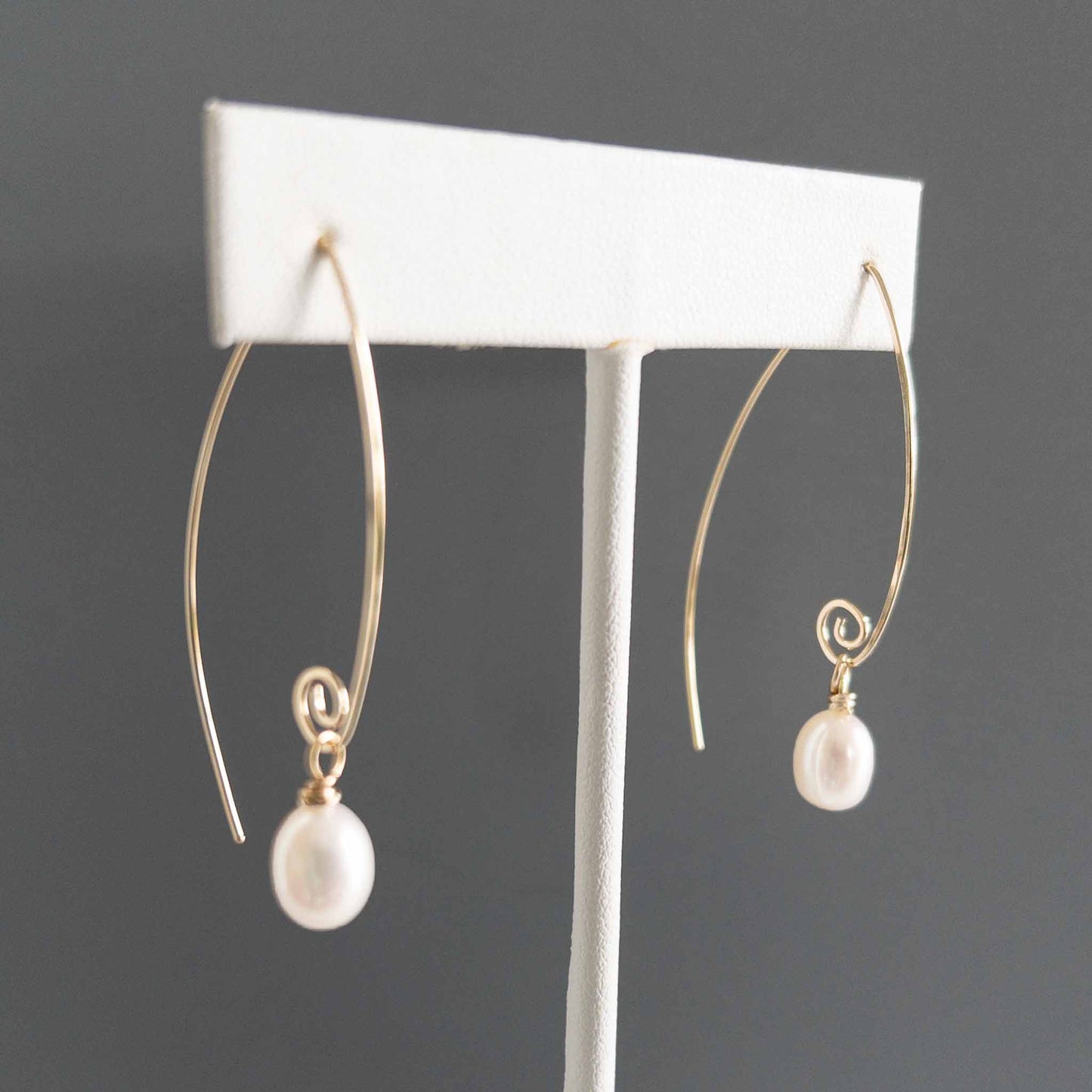 Contemporary Pearl Earrings