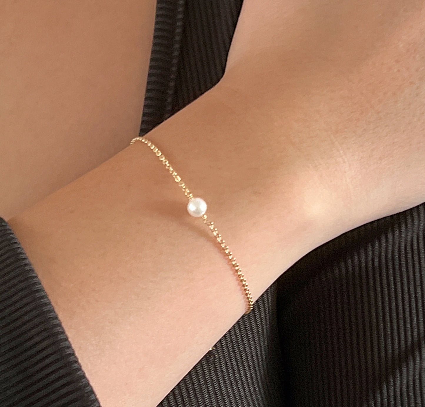 Lucia Tiny Akoya Pearl Bracelet