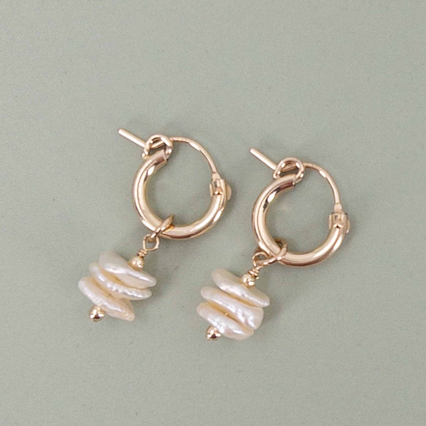 Keshi Pearl Earrings