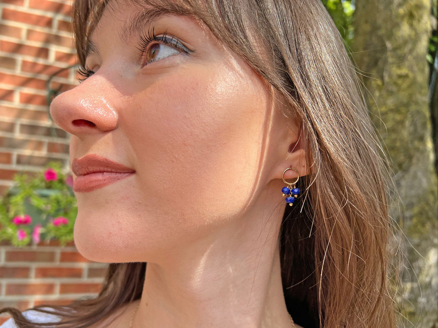 Lapis Dangle Earrings
