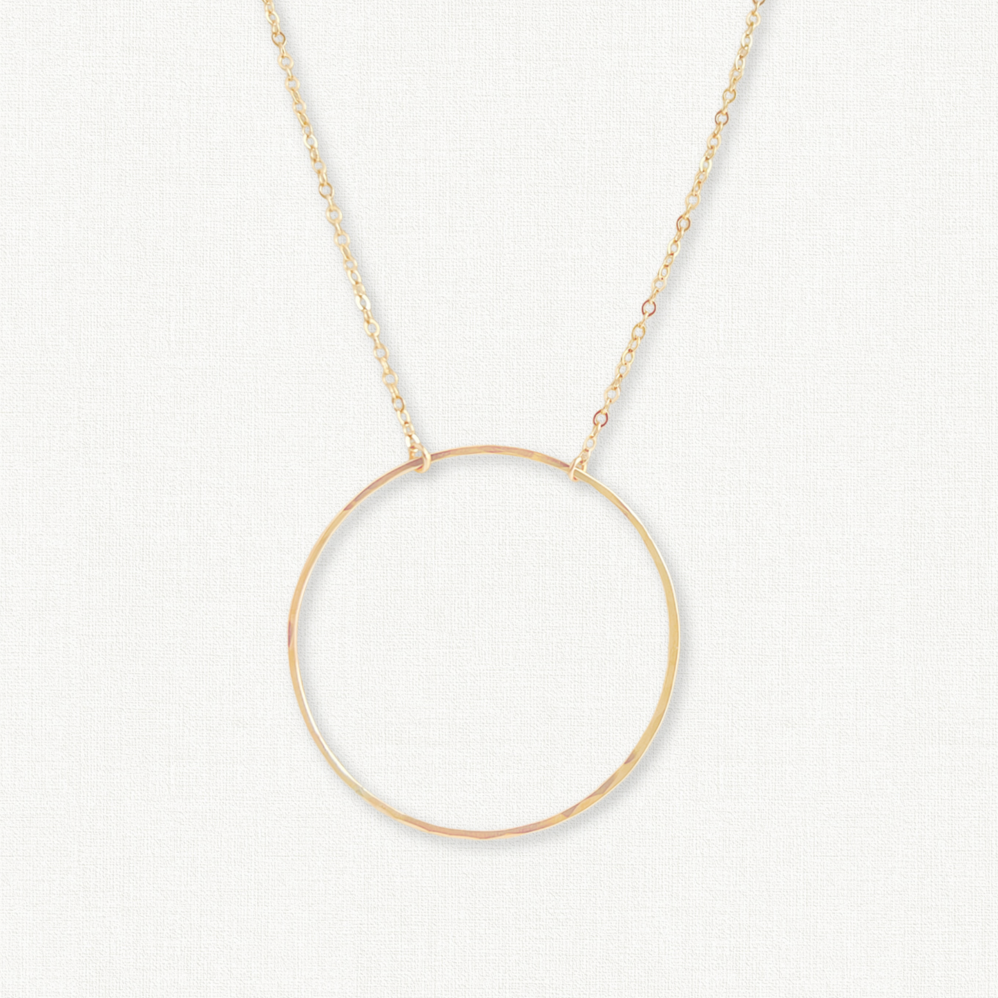 Large Karma Circle Necklace