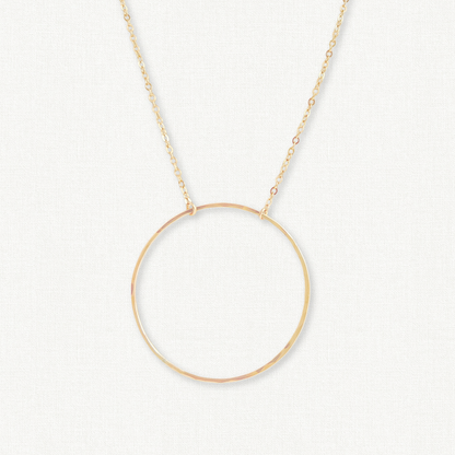 Large Karma Circle Necklace