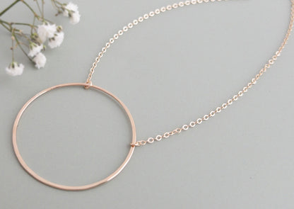 Large Karma Circle Necklace