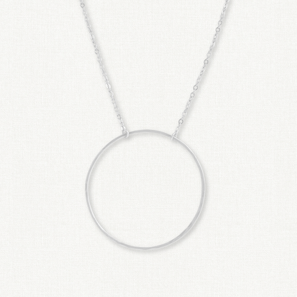 Large Karma Circle Necklace