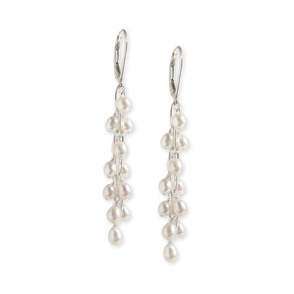 Rosa Pearl Cascade Earrings | Pearl Grape Earrings