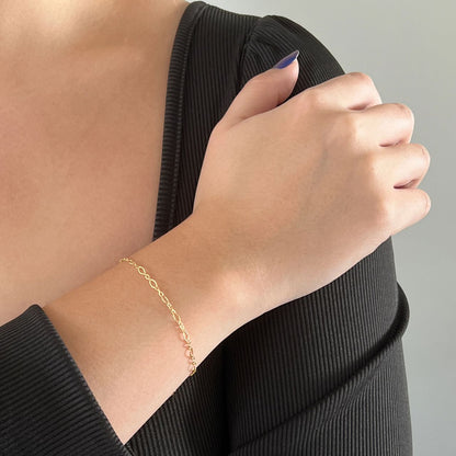 Essentials Long and Short Chain Bracelet