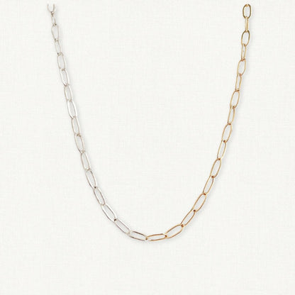Mixed Metal Necklace | Gold and Silver Jewelry