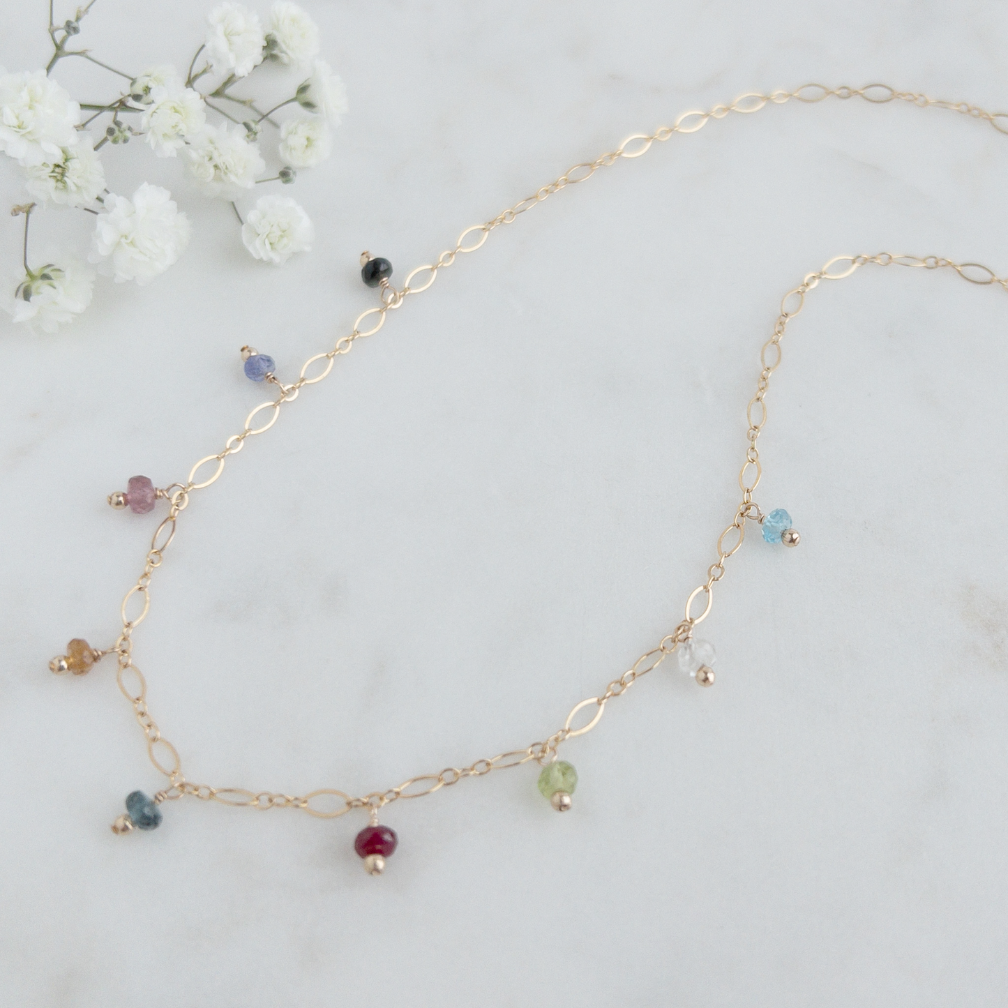 Multi Gemstone Necklace