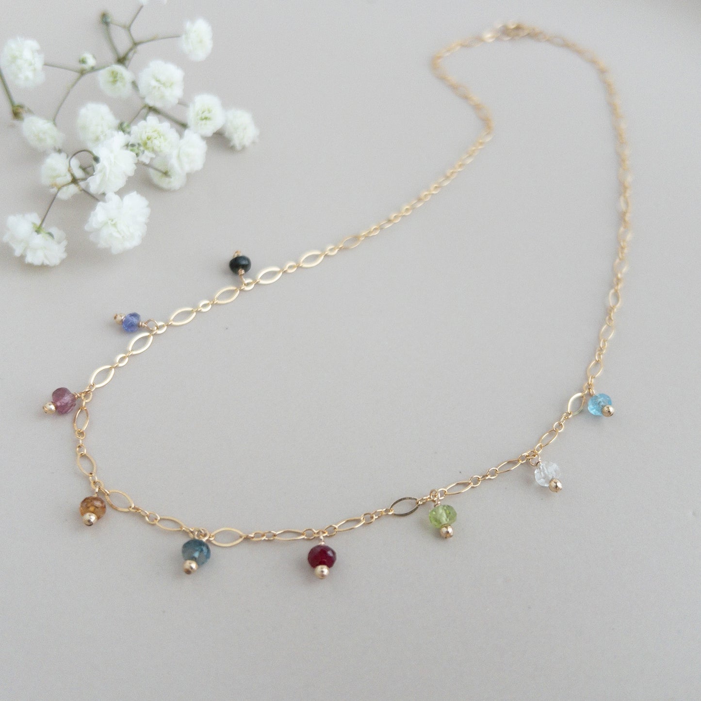 Multi Gemstone Necklace