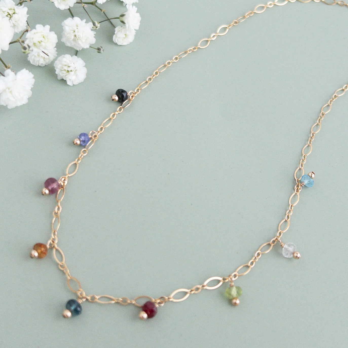 Multi Gemstone Necklace