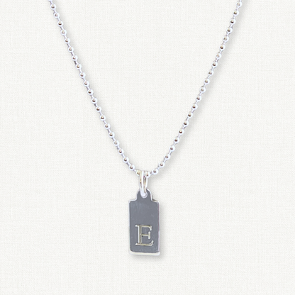Tiny Dog Tag Necklace