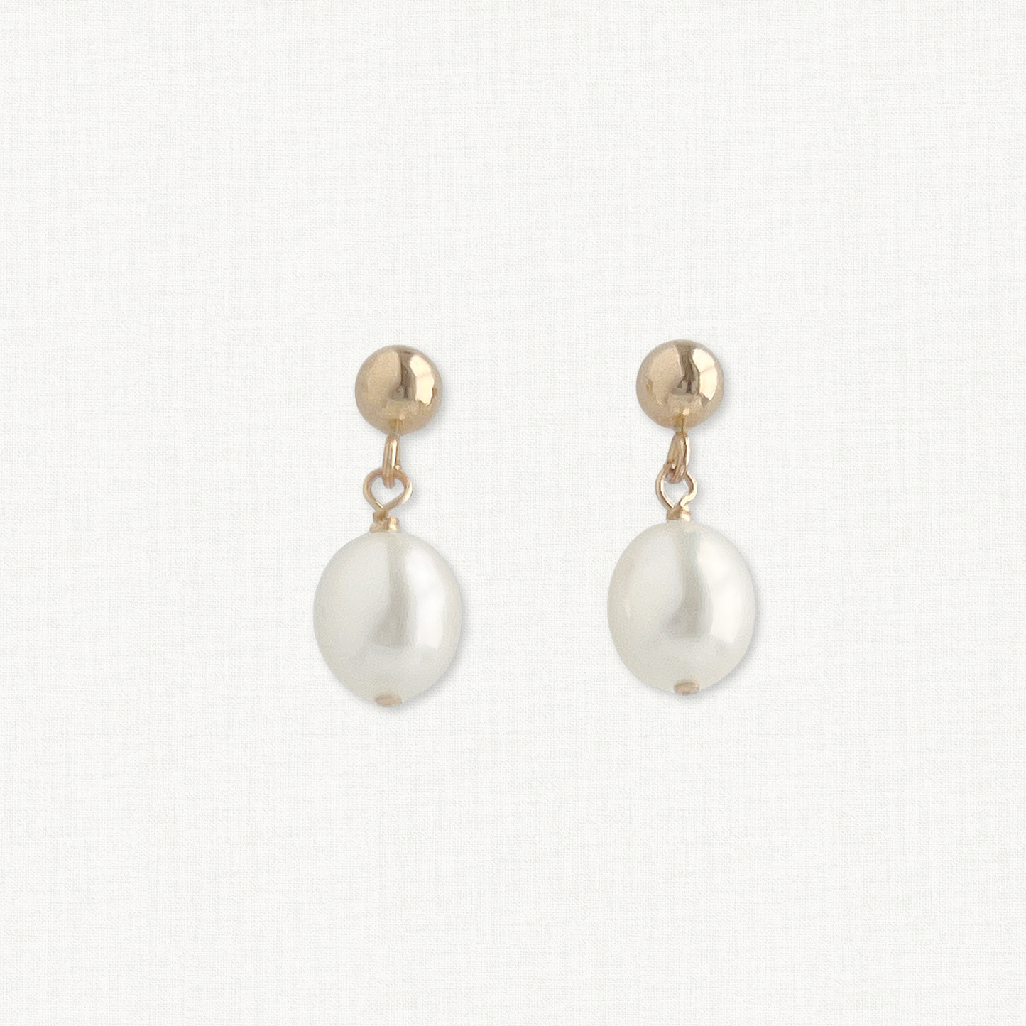 Nicola Stud Freshwater Pearl Earrings