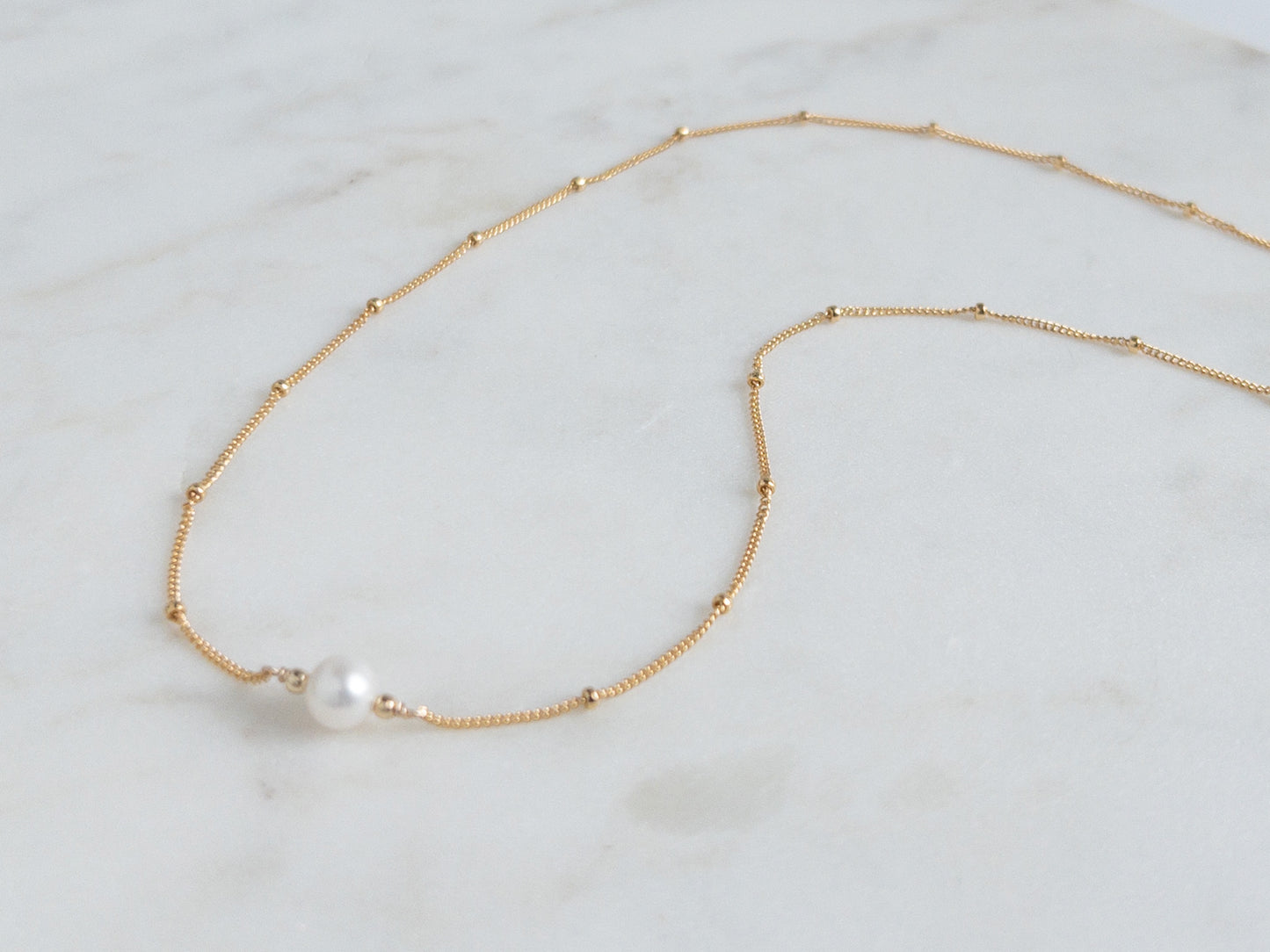 June Birthstone Pearl Necklace
