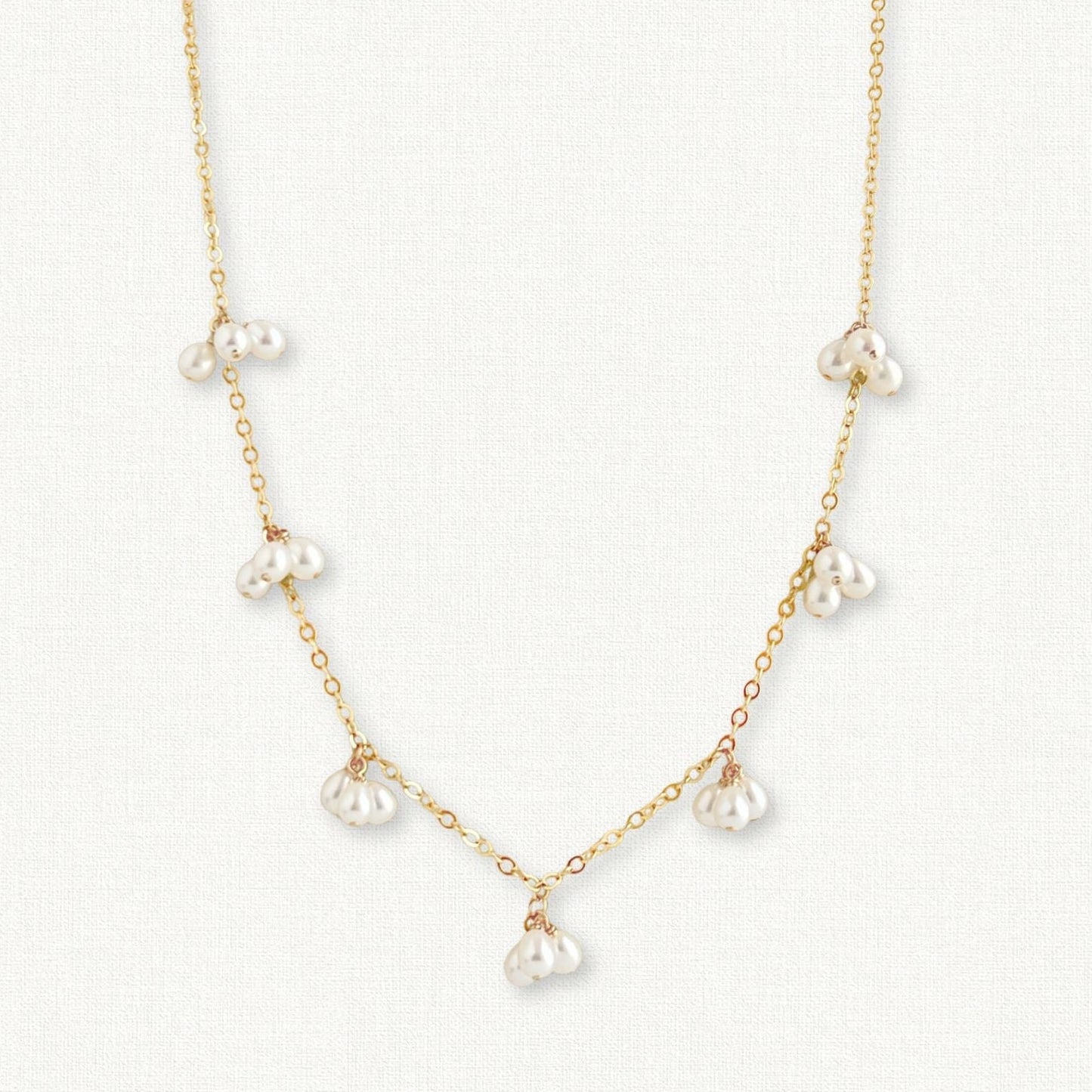 Rosa Triple Pearl Necklace