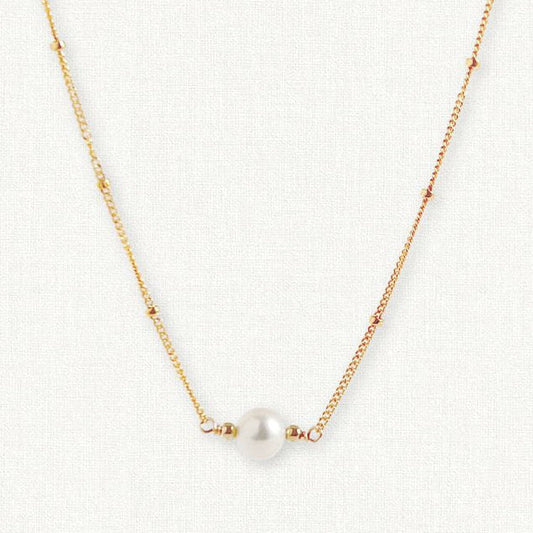 June Birthstone Pearl Necklace