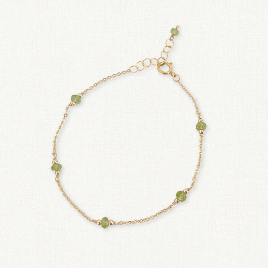 Peridot Bracelet | August Birthstone