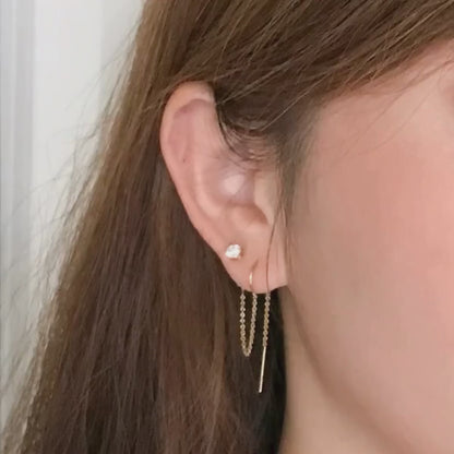 Double Piercing Earring Set
