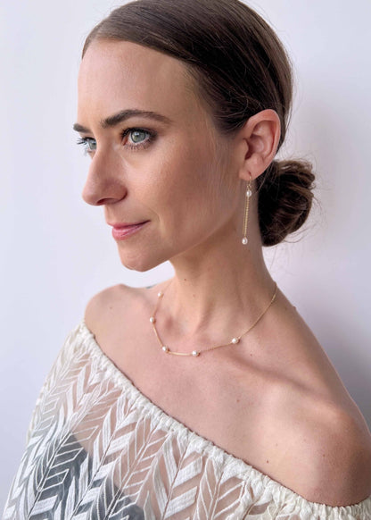 Rosa Freshwater Pearl Necklace