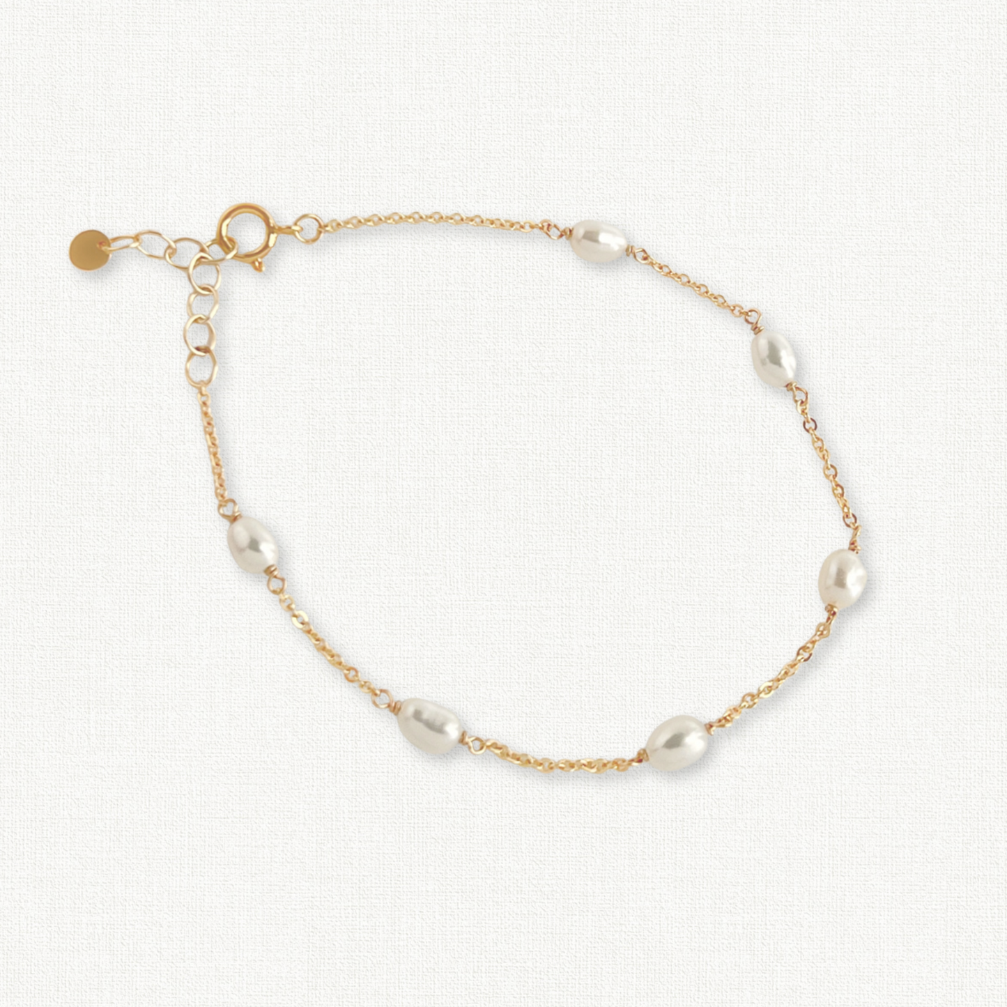 Rosa Pearl Station Bracelet
