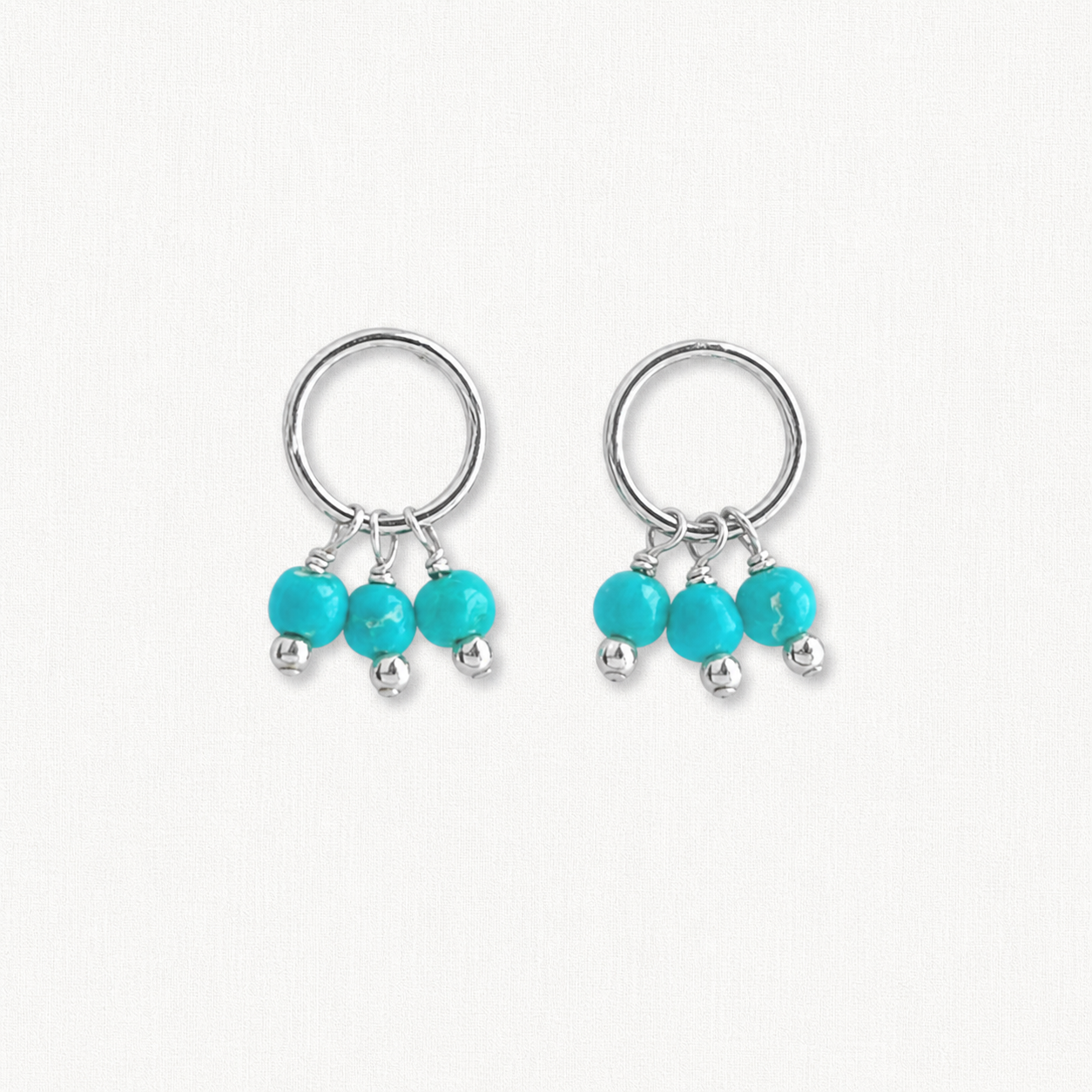 Celeste Turquoise Tiny Dangle Earrings