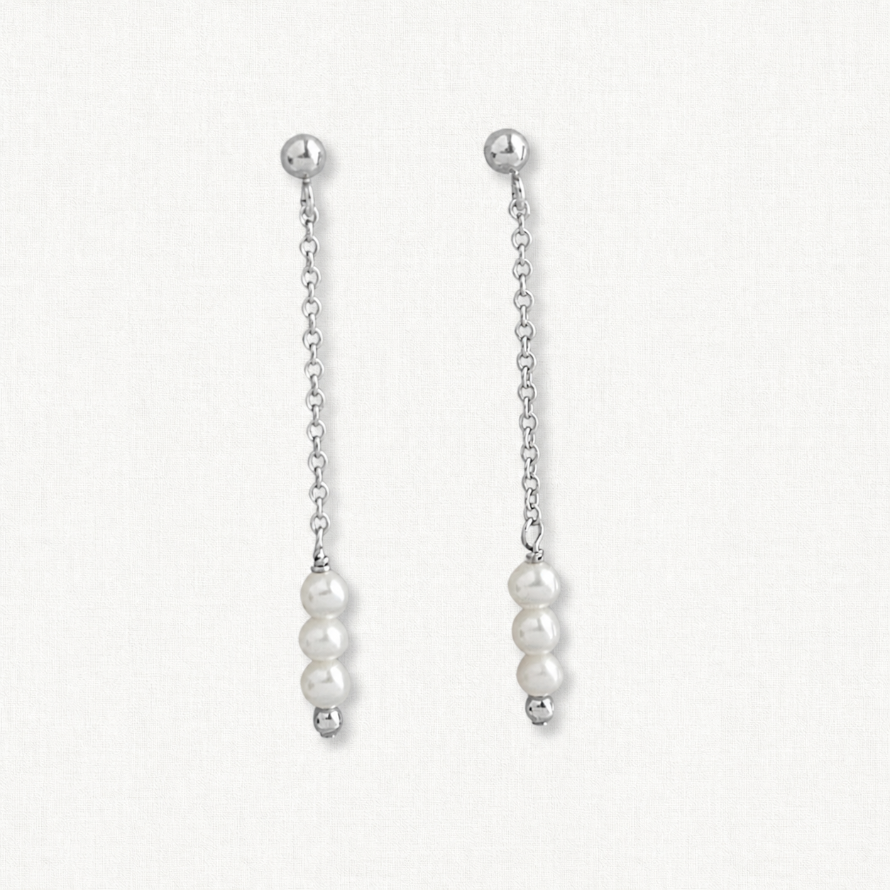Gigi Tiny Dangling Pearl Earrings