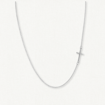 Essentials Side Cross Necklace