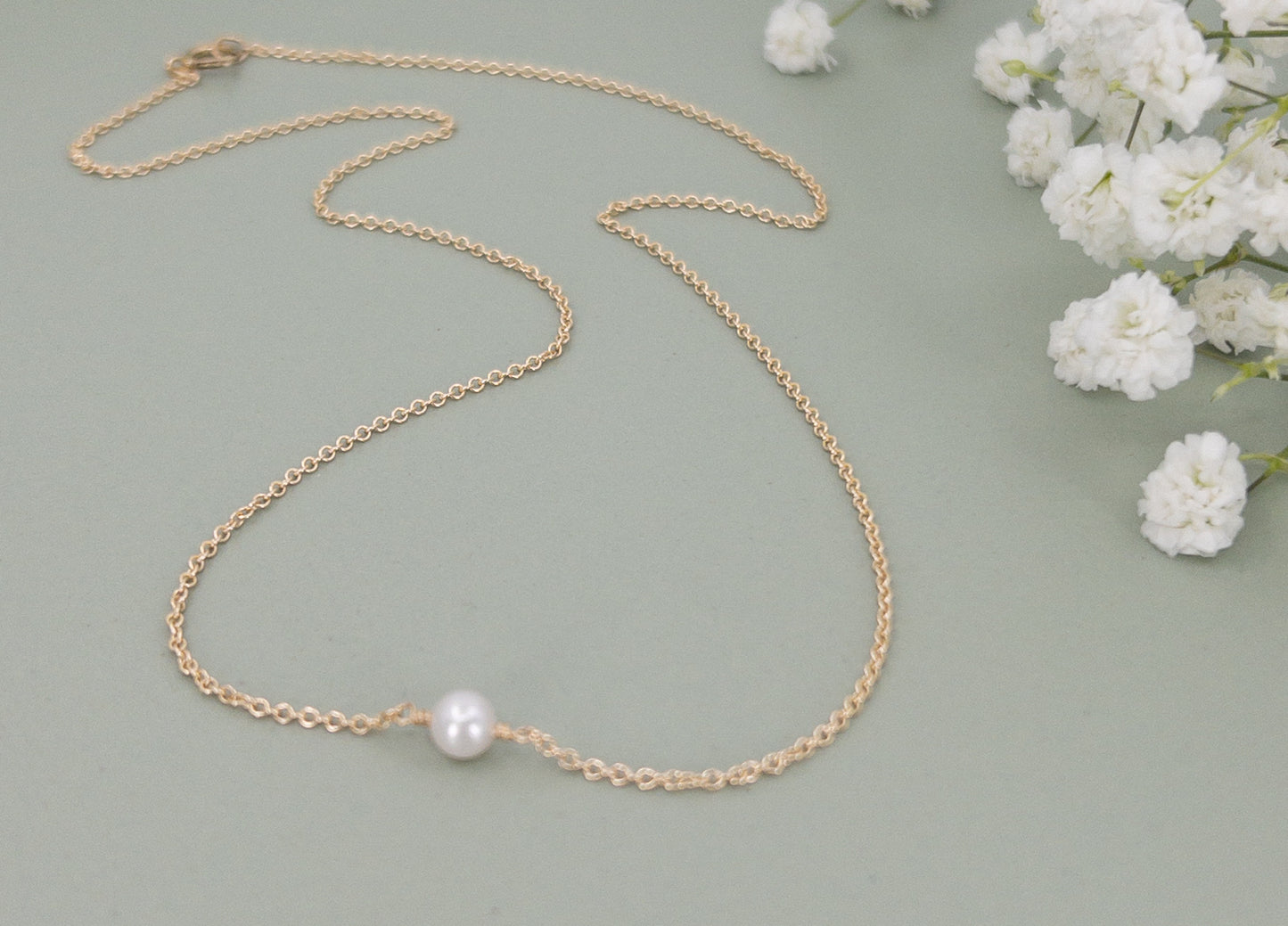 Custom Pearl Necklace - Choose up to 5 Pearls