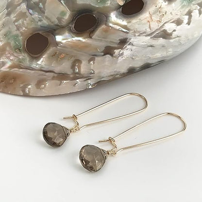 Smoky Quartz Earrings