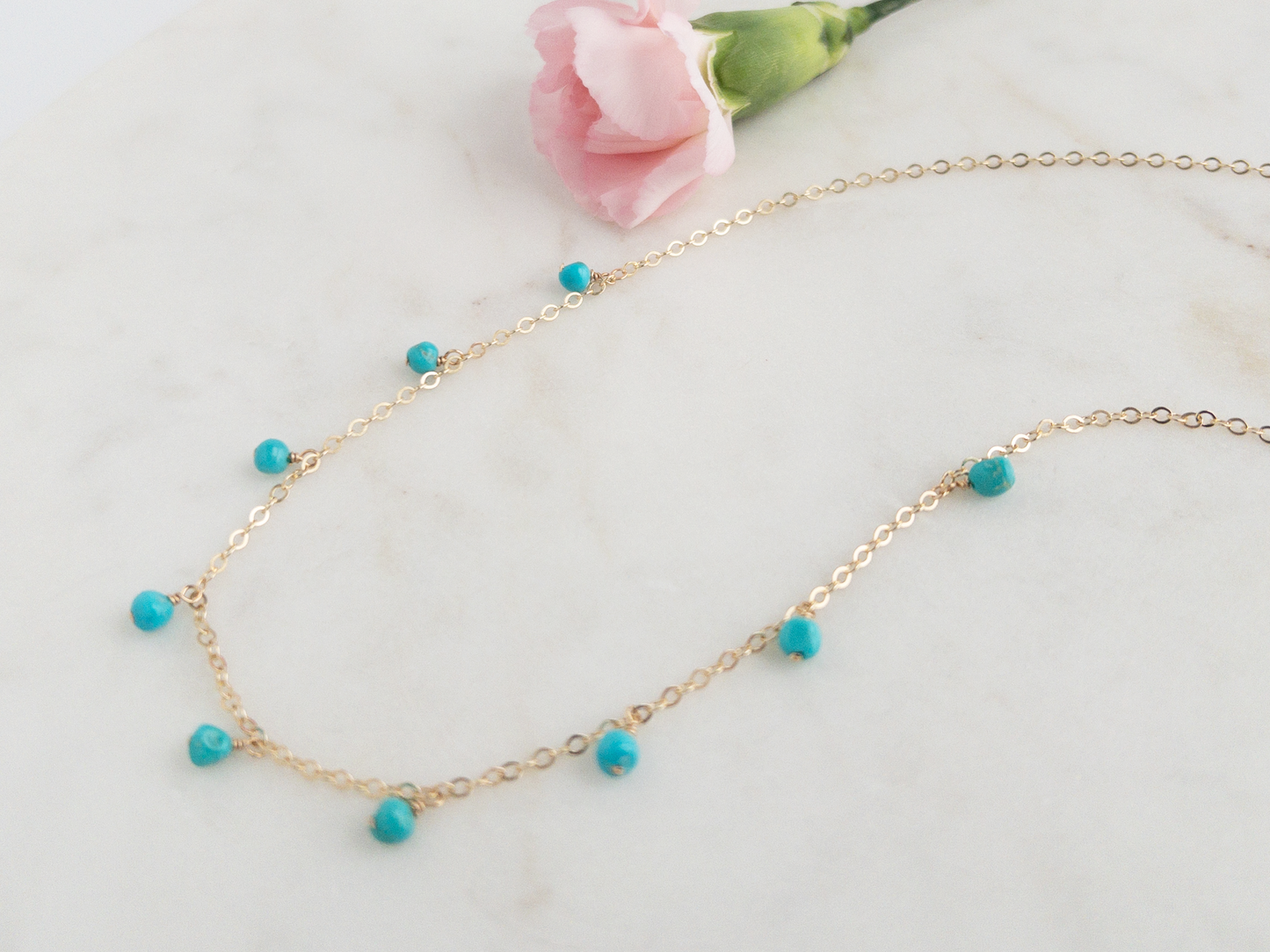 Dainty Turquoise Necklace