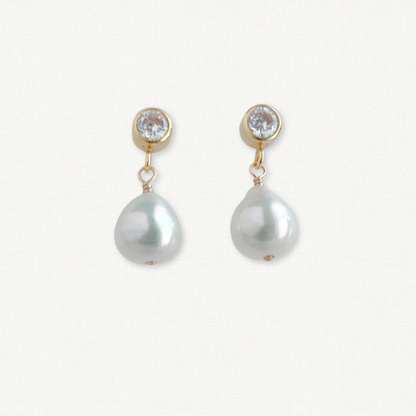 Vivara Baroque Pearl Drop Earrings