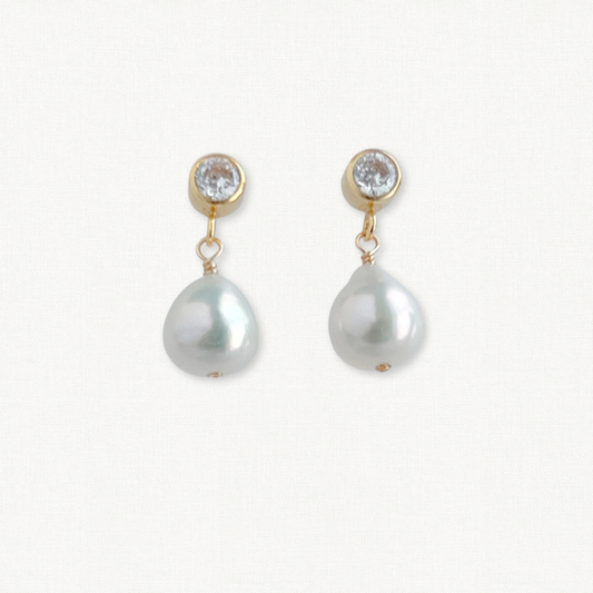 Vivara Baroque Pearl Drop Earrings