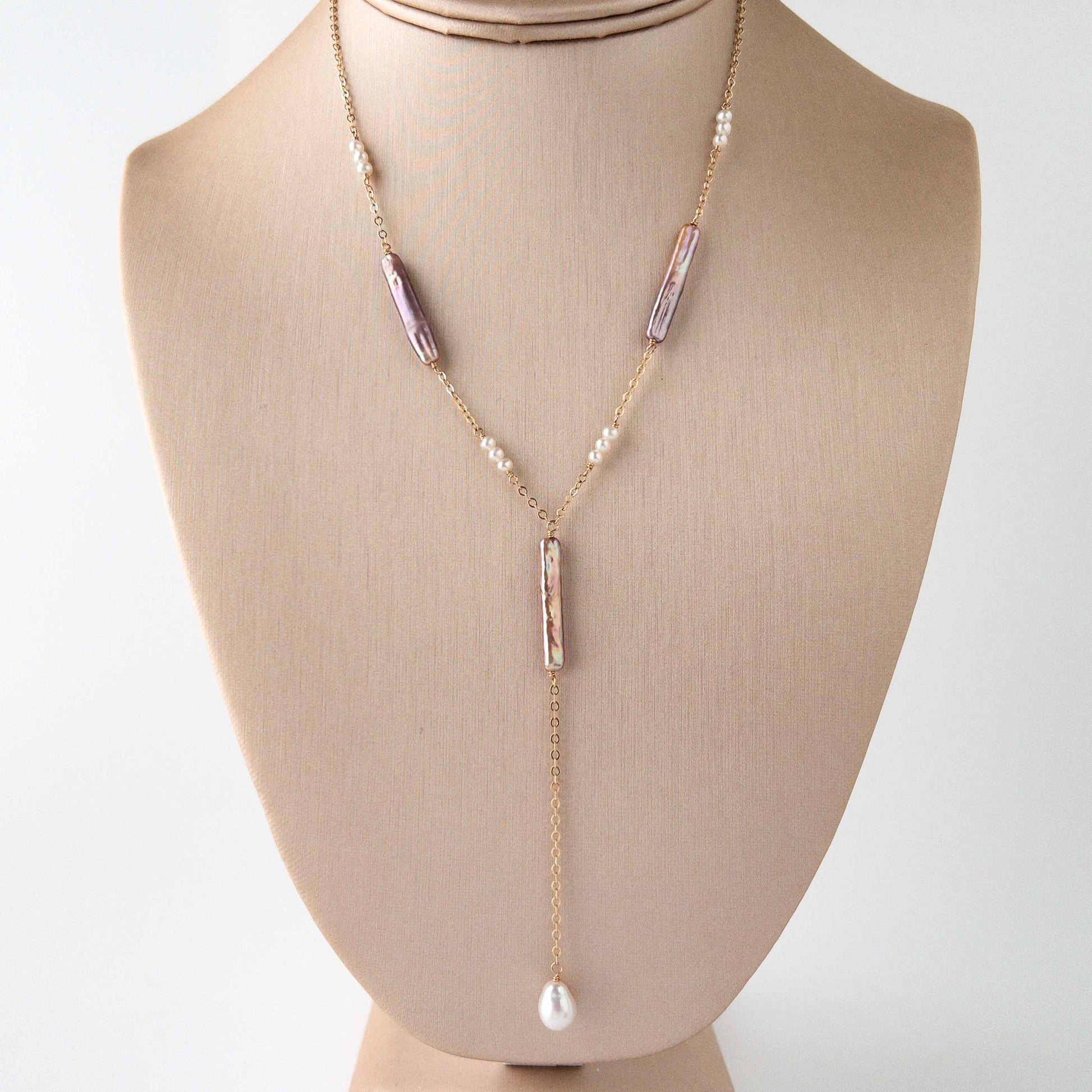 Pearl Y Necklace from the Vivara Collection