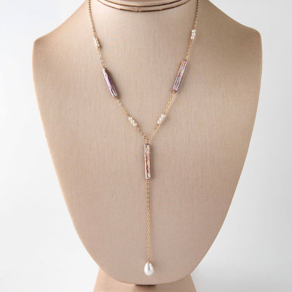 Pearl Y Necklace from the Vivara Collection