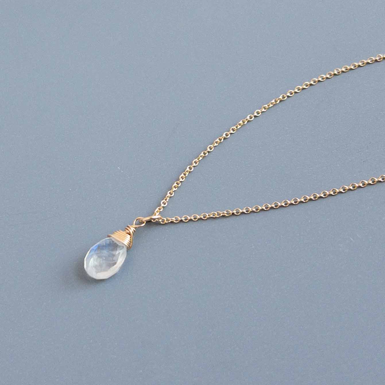 Rainbow Moonstone Necklace