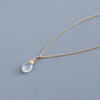 Rainbow Moonstone Necklace