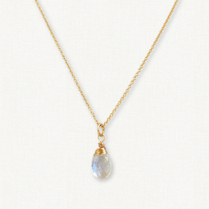 Rainbow Moonstone Necklace