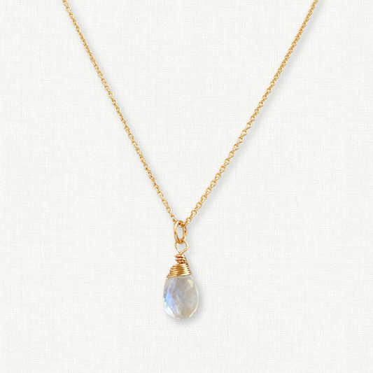 Rainbow Moonstone Necklace