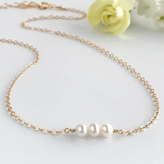 pearl choker necklace wedding