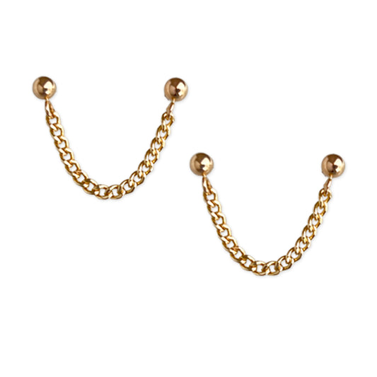 double piercing earring
